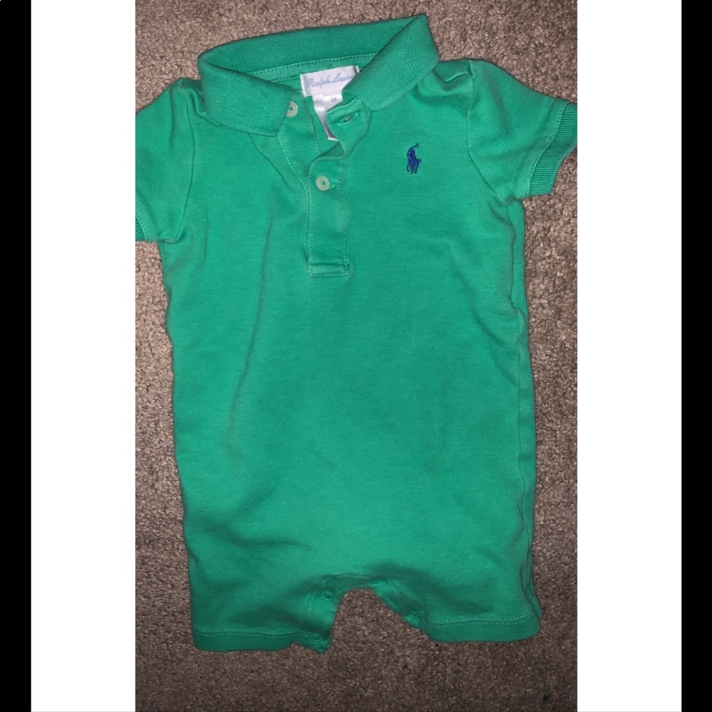 Polo short onesie